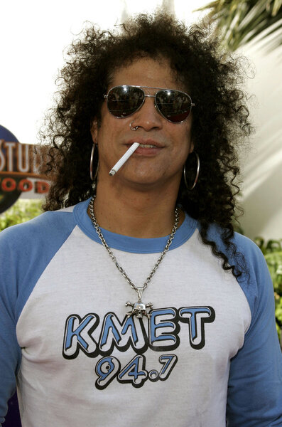 Musician Slash in Hollywood