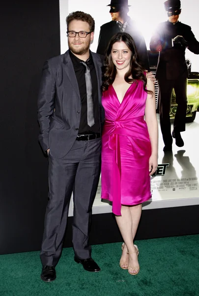 Seth Rogen y Lauren Miller — Foto de Stock