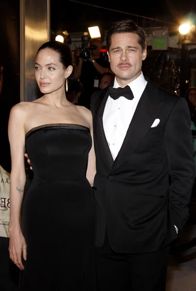 Brad Pitt y Angelina Jolie — Foto de Stock