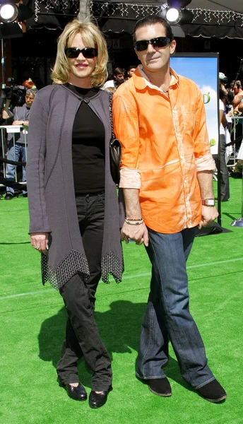 Melanie Griffith e Antonio Banderas — Fotografia de Stock