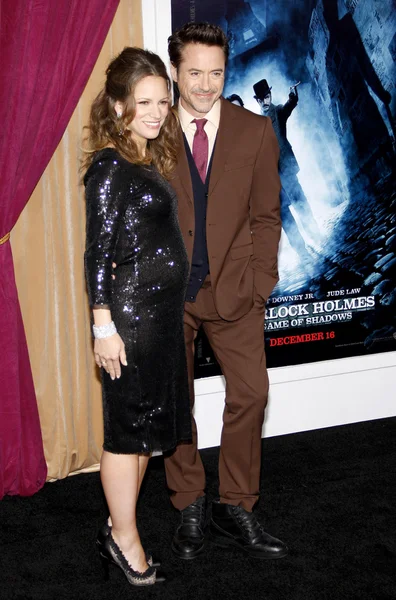 Robert Downey Jr y Susan Downey — Foto de Stock