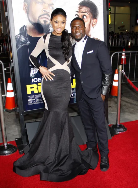 Eniko Parrish and Kevin Hart — Stock Photo, Image