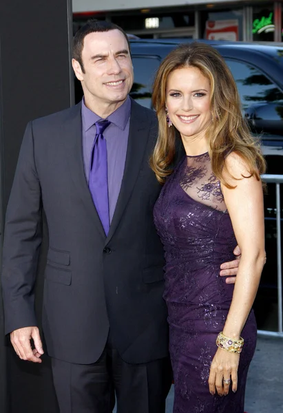 John Travolta e Kelly Preston — Fotografia de Stock