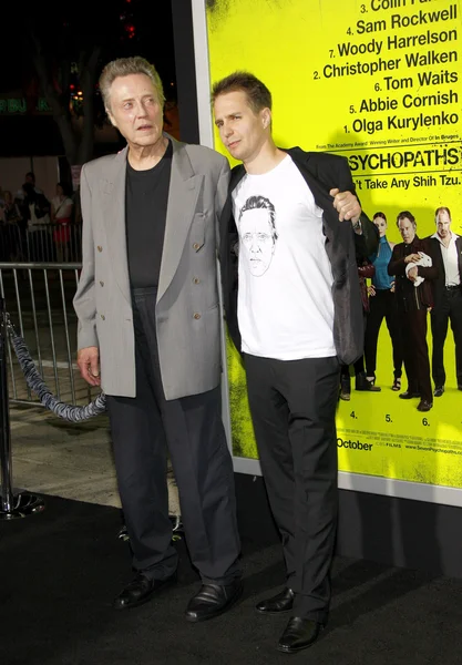 Christopher Walken y Sam Rockwell — Foto de Stock