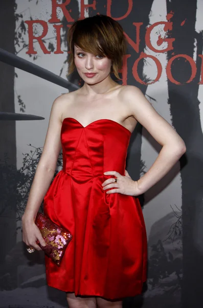 Emily Browning at Los Angeles — Stock Photo, Image