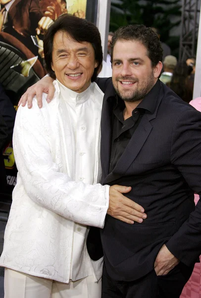 Jackie Chan y Brett Ratner — Foto de Stock