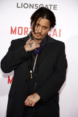 Johnny Depp at the Los Angeles clipart