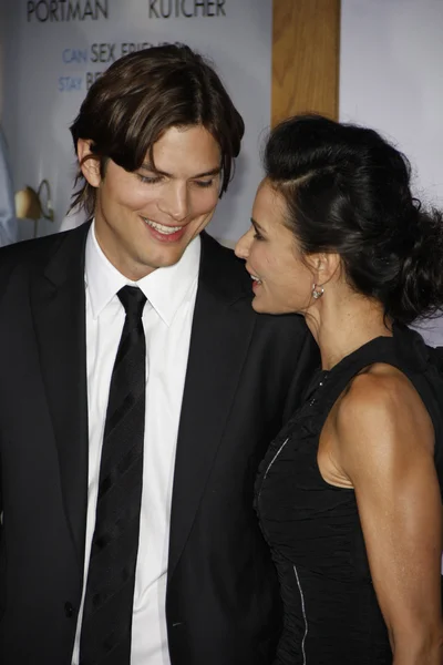 Ashton Kutcher e Demi Moore — Fotografia de Stock