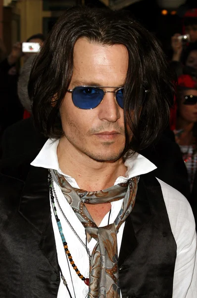 Johnny Depp in Anaheim — стокове фото