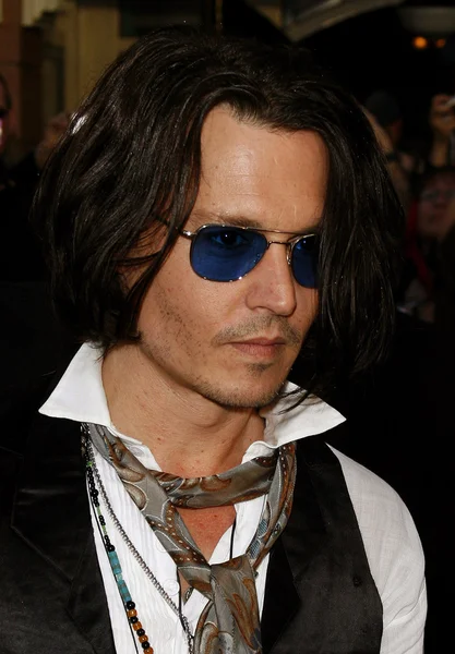 Johnny Depp en Anaheim — Foto de Stock