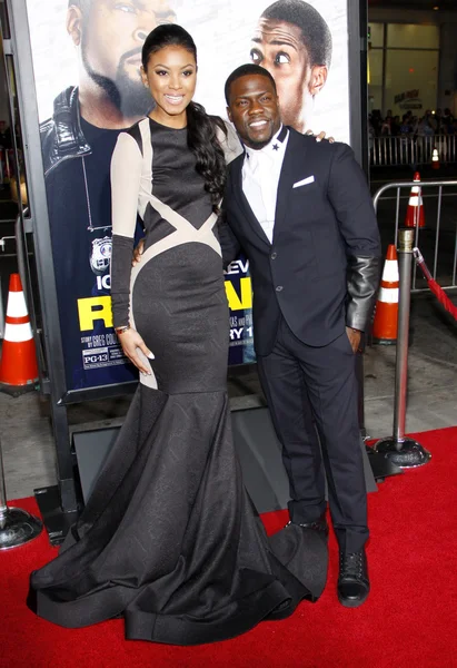 Eniko Parrish and Kevin Hart — Stock Photo, Image