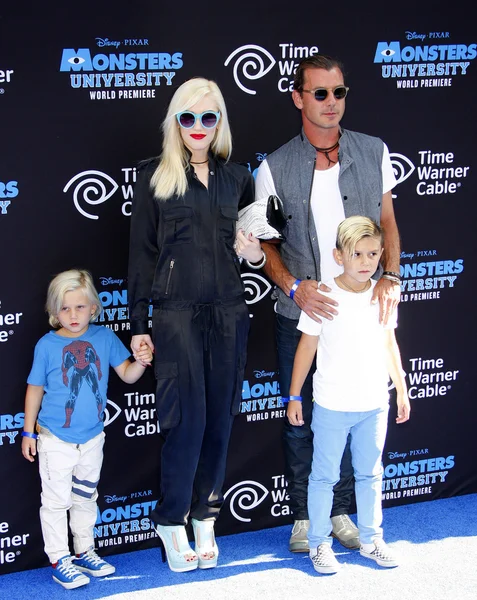 Gwen Stefani y Gavin Rossdale en Los Ángeles — Foto de Stock