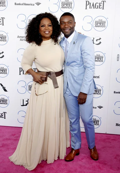 Oprah Winfrey and David Oyelowo — Stock Photo, Image