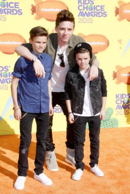 Brooklyn Beckham, Romeo Beckham ve Cruz Beckham