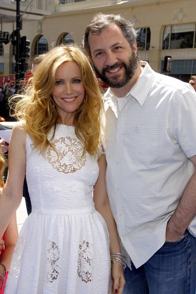 Leslie Mann and Judd Apatow — Stock Photo, Image