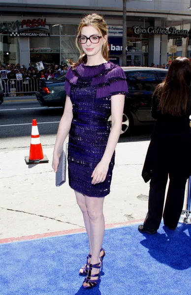 Anne Hathaway in Hollywood — Stok fotoğraf