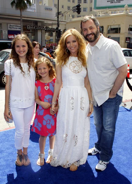 Leslie Mann e Judd Apatow — Fotografia de Stock