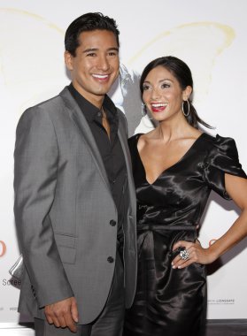 Mario Lopez and Courtney Mazza