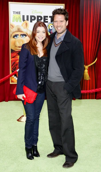 Alyson Hannigan y Alexis Denisof — Foto de Stock