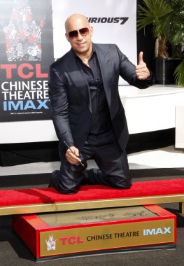 Vin Diesel in Hollywood
