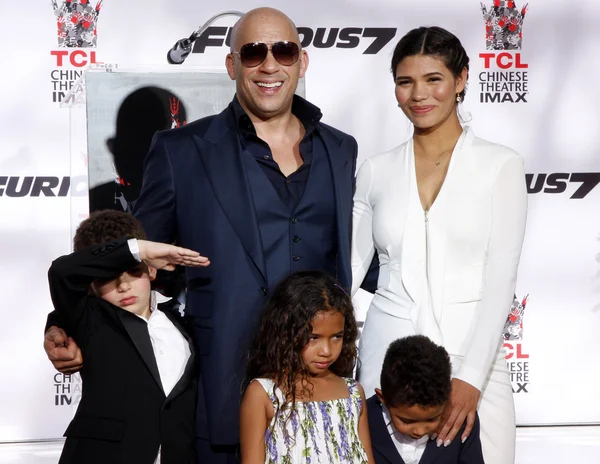 Vin Diesel and Paloma Jimenez — Stok fotoğraf