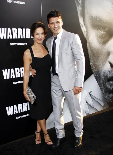 Frank Grillo y Wendy Moniz — Foto de Stock