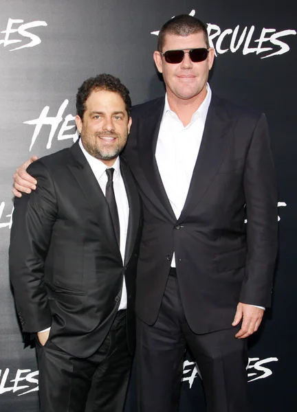 Brett Ratner y James Packer — Foto de Stock