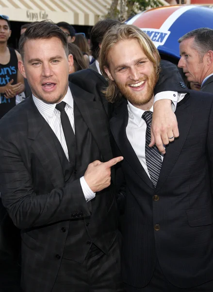 Channing Tatum and Wyatt Russell — ストック写真