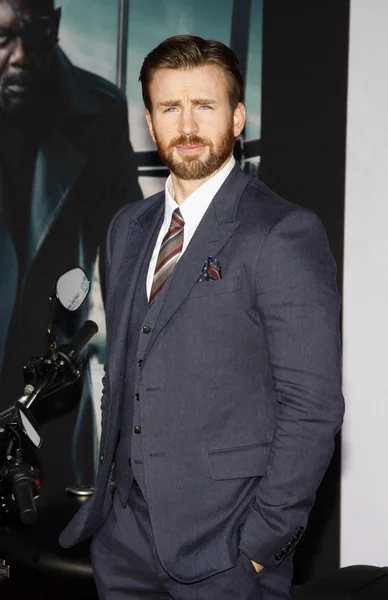 El actor Chris Evans — Foto de Stock