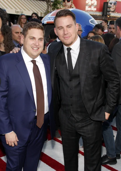 Jonah Hill and Channing Tatum — Stockfoto