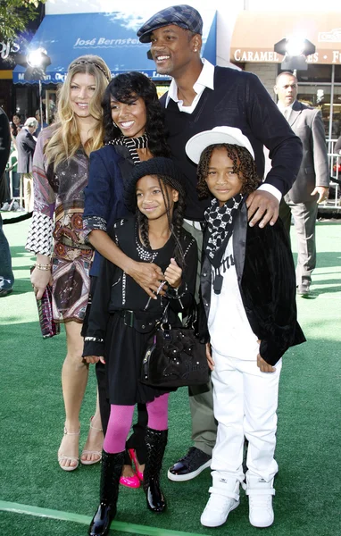 Will Smith con la familia — Foto de Stock
