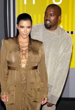 Kanye West and Kim Kardashian