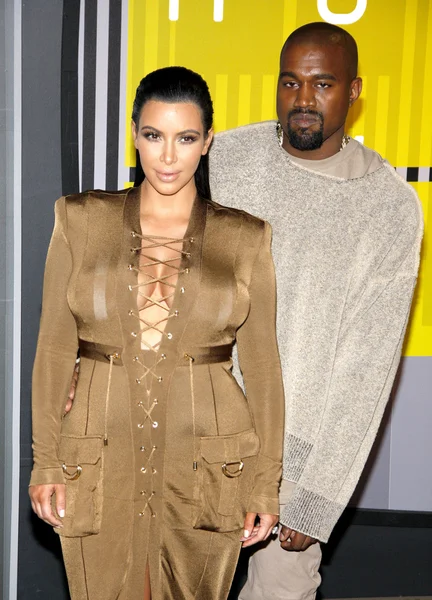 Kanye West och Kim Kardashian — Stockfoto