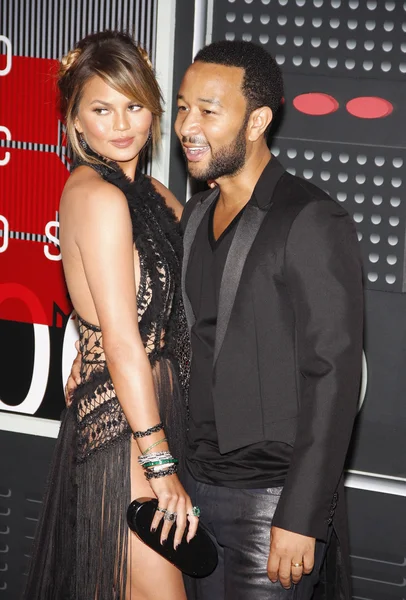 Chrissy Teigen y John Legend — Foto de Stock