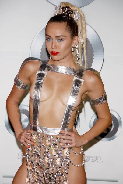 Zpěvačka Miley Cyrus — Stock fotografie