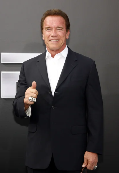 Ator Arnold Schwarzenegger — Fotografia de Stock