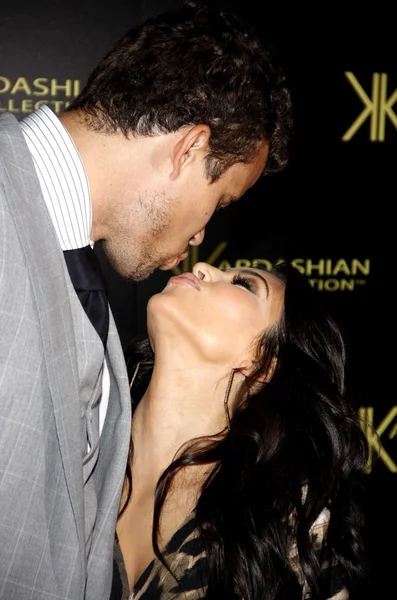 Kim Kardashian and Kris Humphries — Zdjęcie stockowe