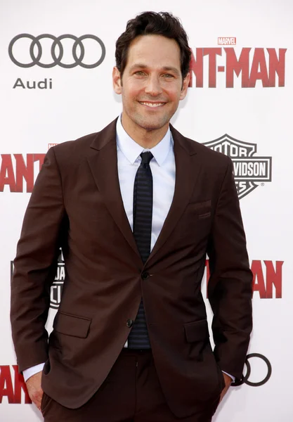 Actor Paul Rudd Los Angeles Premiere 'Ant Man Wasp' Held – Stock