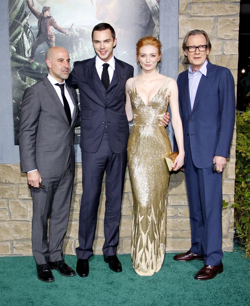 Stanley Tucci, Nicholas Hoult, Eleanor Tomlinson and Bill Nighy — Zdjęcie stockowe