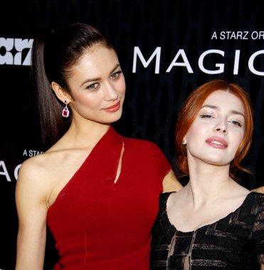 Olga Kurylenko and Elena Satin
