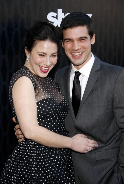 Lynn Collins y Steven Strait — Foto de Stock