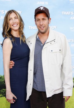 Adam Sandler and Jackie Sandler clipart