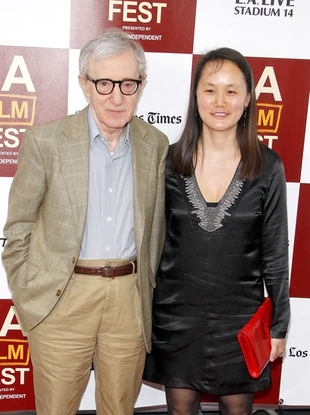 Woody Allen y Soon-Yi Previn — Foto de Stock