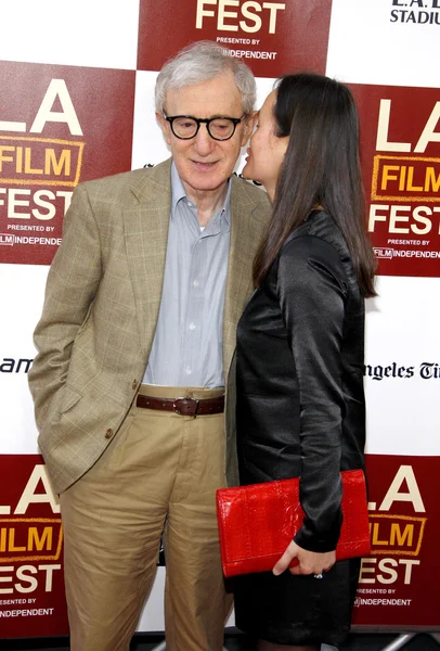 Woody Allen y Soon-Yi Previn — Foto de Stock