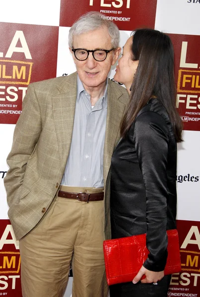 Woody Allen y Soon-Yi Previn — Foto de Stock