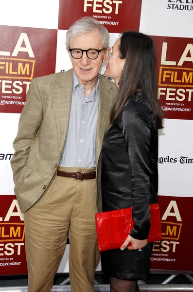 Woody Allen y Soon-Yi Previn — Foto de Stock