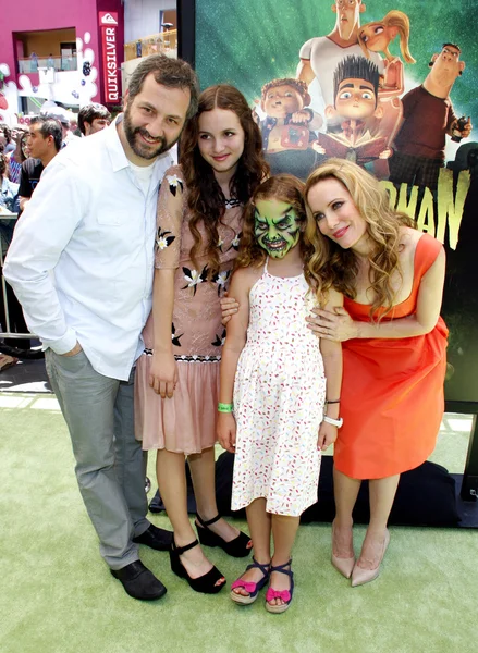 Judd Apatow y Leslie Mann — Foto de Stock