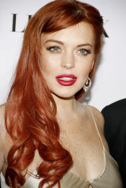 La actriz Lindsay Lohan — Foto de Stock