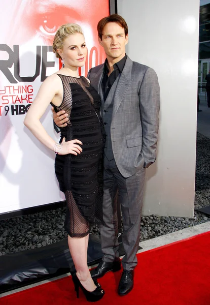 Anna Paquin and Stephen Moyer — Stock Photo, Image