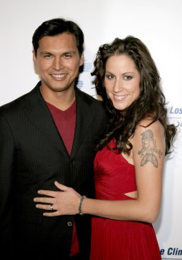 Adam Beach and Tara Mason